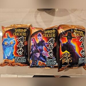 K-Pop Demon Hunters COMPLETE SET Special Edition Shrimp Crackers NONGSHIM